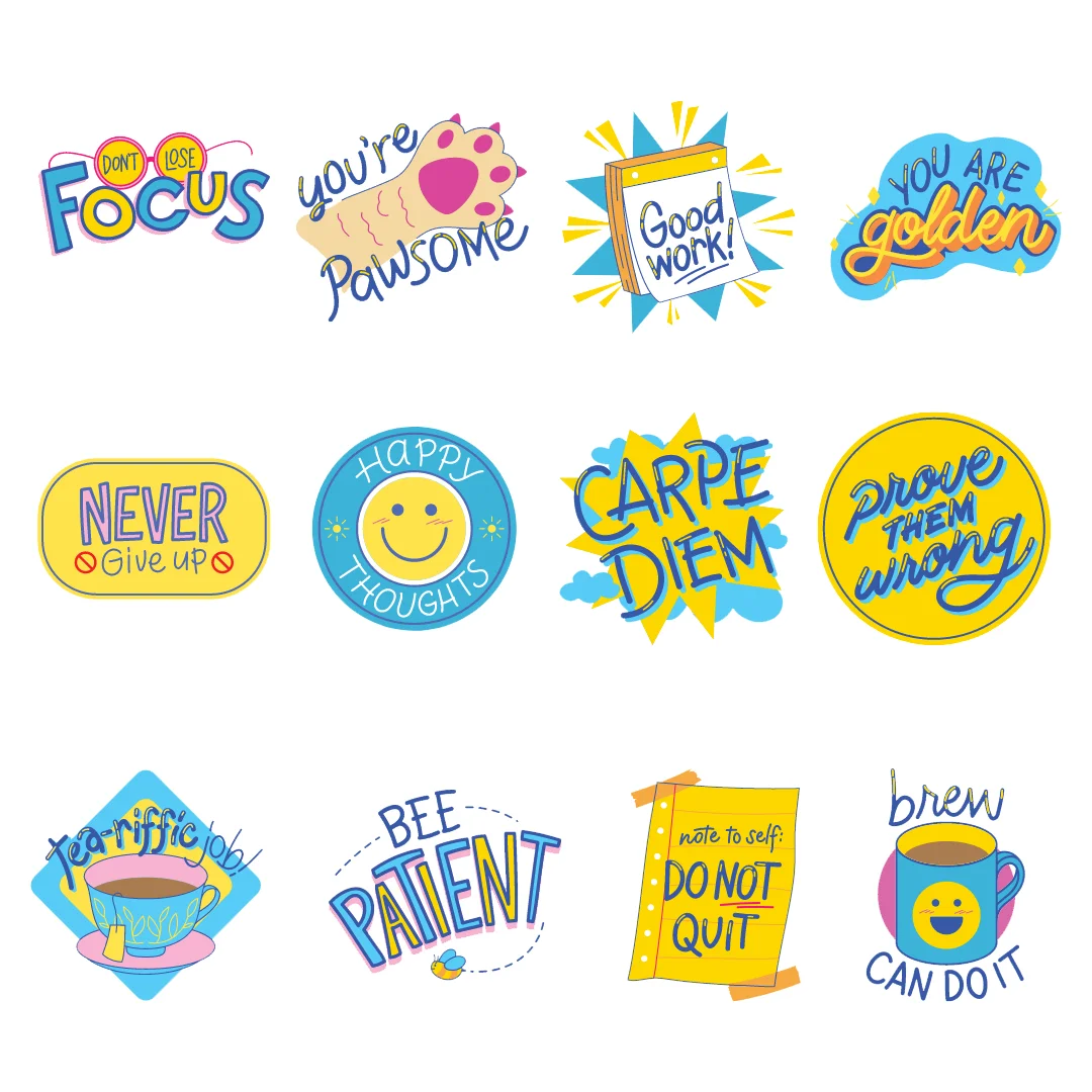 New Arrival 50 Pcs/Pack stationery outer banks Stickers Decals for Water Bottle Laptop Car Bike Bicycle Waterproof Vinyl Sticker