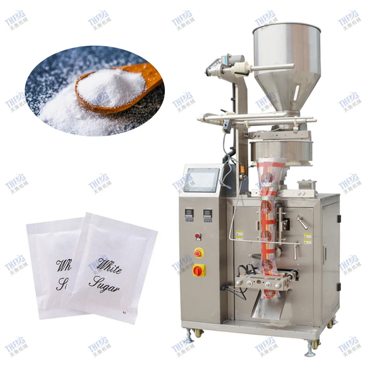 Automatic beans grains weighing filling sachet bag sugar granule packing machine 50g 100g 200g 500g for sale