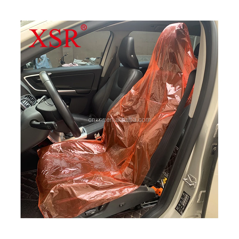 OEM LDPE plastic disposable high quality car seat cover