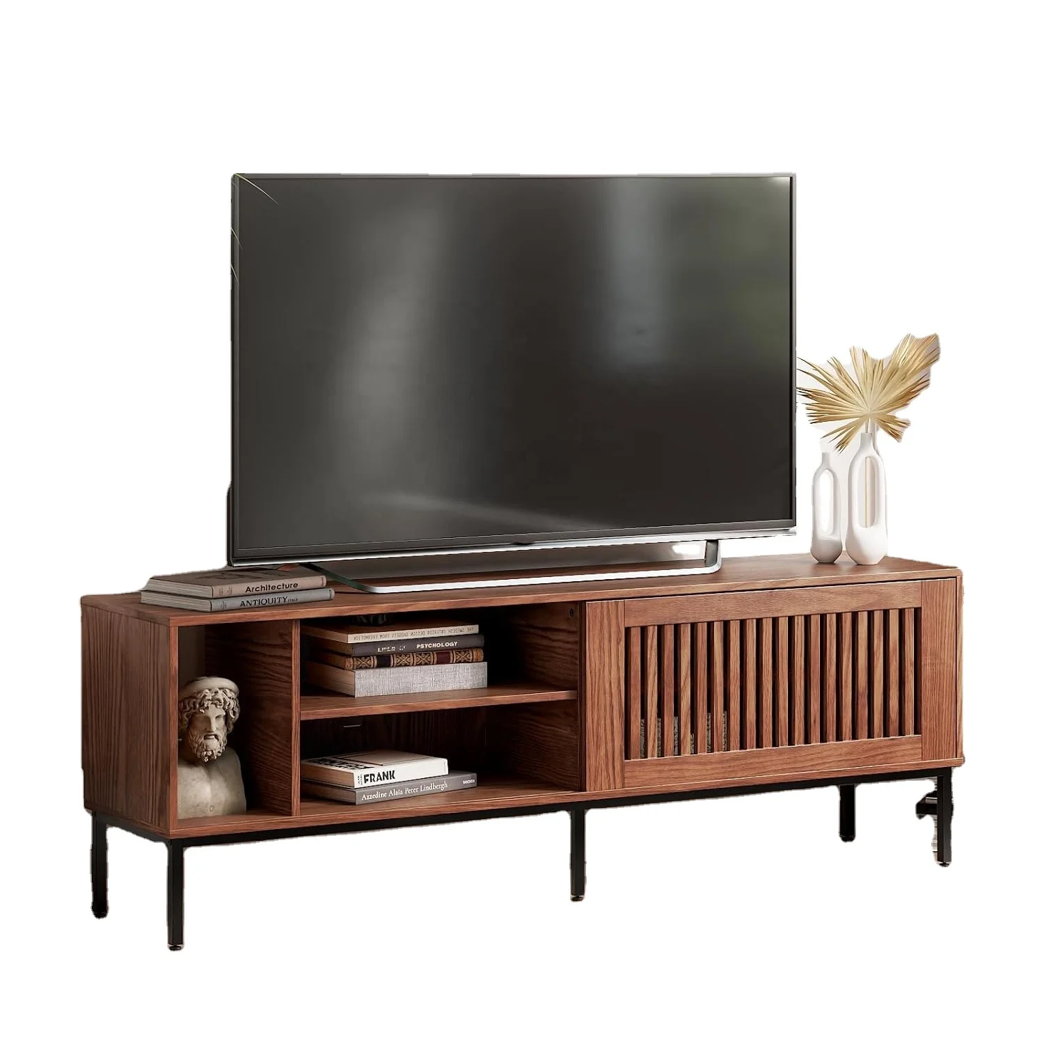 Custom living room floating led light tv unit stand cabinets set modern wall hanging mdf wooden tv cabinet for home hotel villa