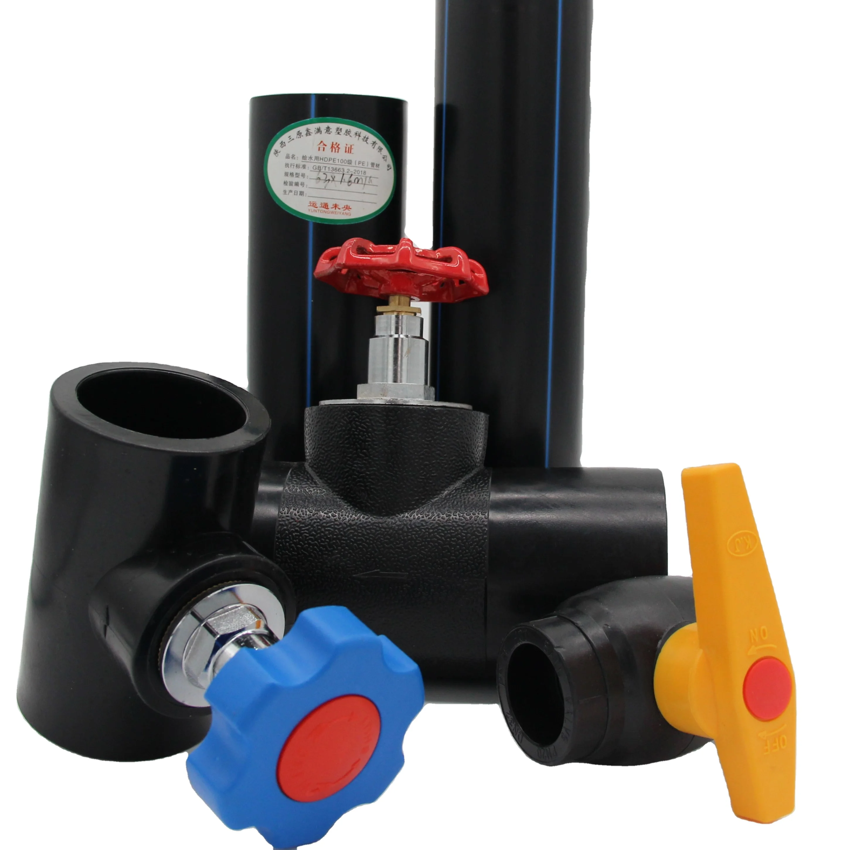 
Plumbing HDPE Electrofusion Pipe Fitting Stub End Price pe100 Flanges 
