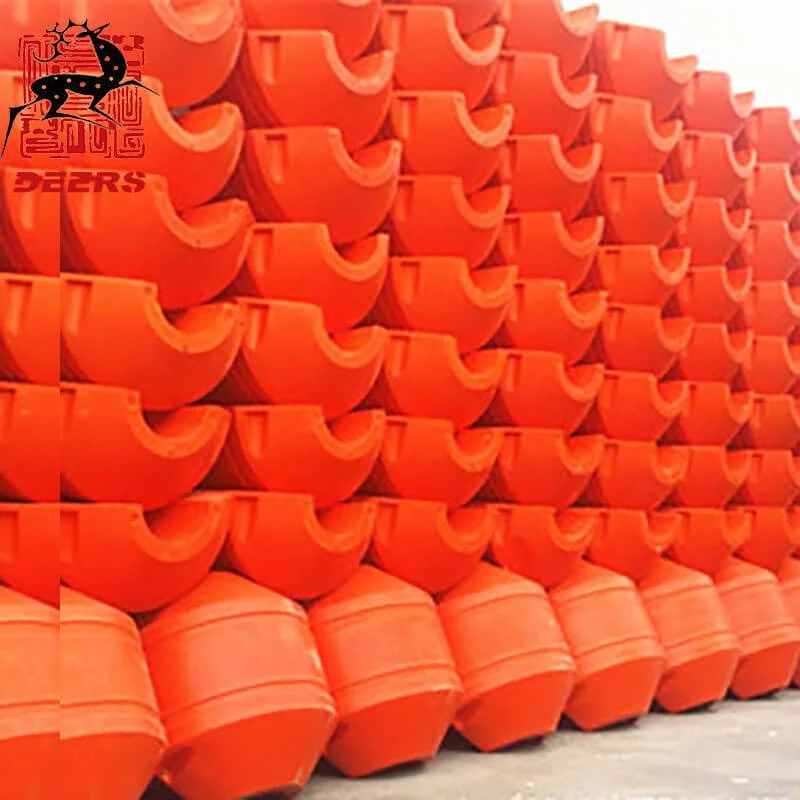 Deers marine buoy floats / dredging buoy pontoons used in pipeline