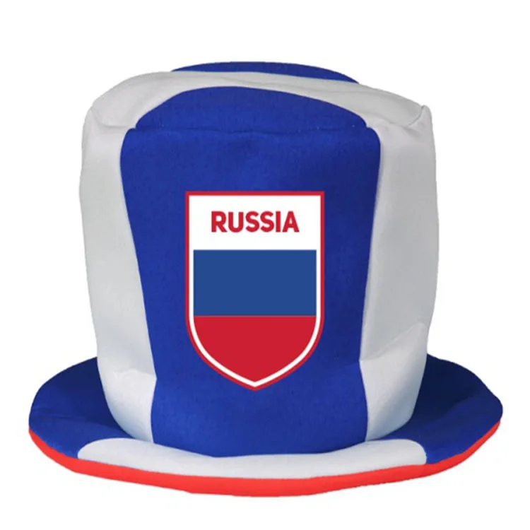 Custom USA Football Fans Cheering Hat Crazy Carnival Soccer Party American Hat with Country Flag