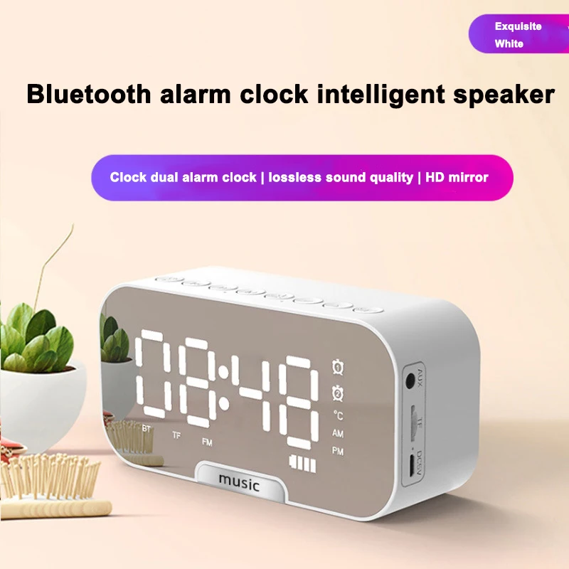 2022 new Portable speaker with HD screen smart clock and High-quality Mini Bluetooth speaker