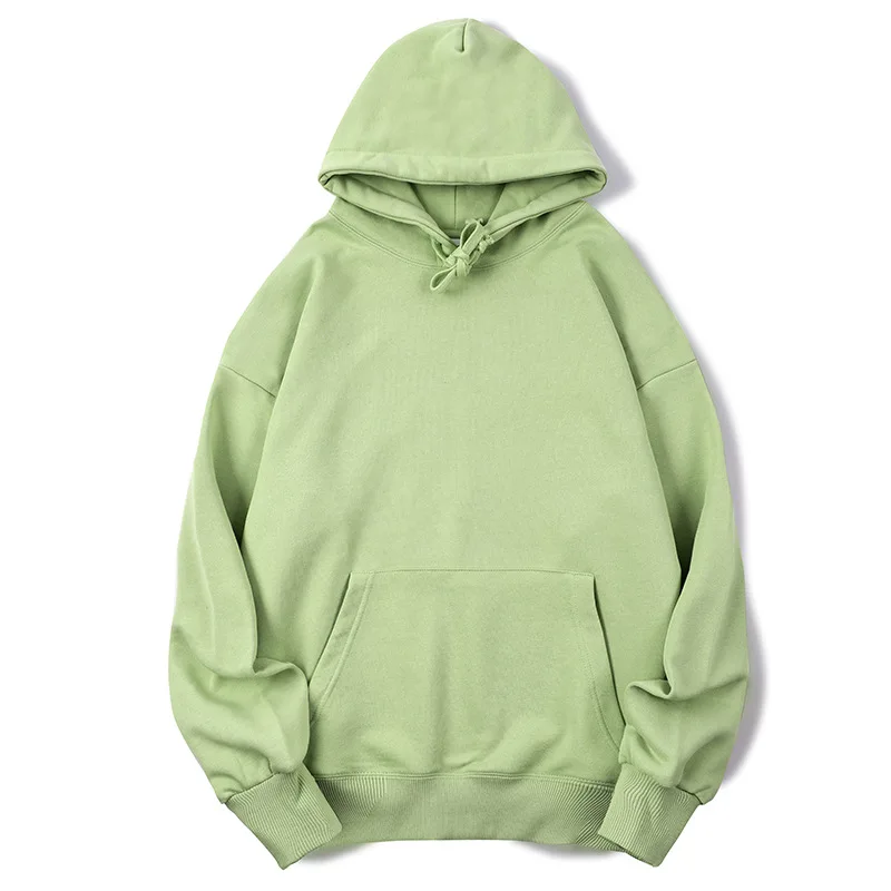 Donice 15 colors Mint Green Beige Cotton Blend 350gsm French Terry Unisex Pullover Blank Hoodies Heavyweight Oversized Hoodies