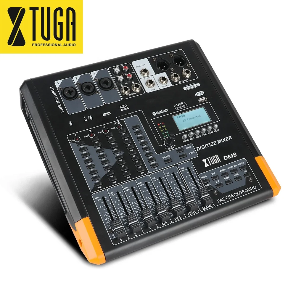 Китайский поставщик новейший оригинальный 8 каналов мини микшер аудио цифровой для прямой трансляции