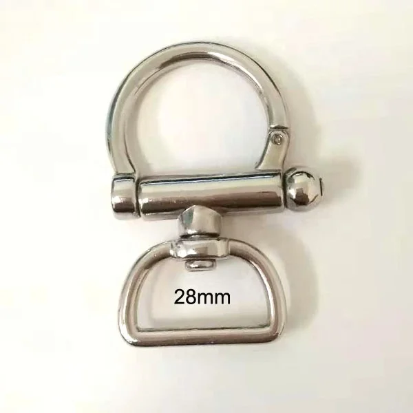 Factory Zinc Alloy Die Casting Bag Webbing Belt Strap Leather Metal Swivel