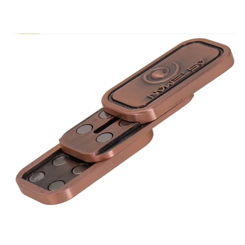 Adult EDC Haptic Coin DecompressionToy Metal Poker Fidget Slider, Poker Push Card Fidget Slider Stress Relief Toy