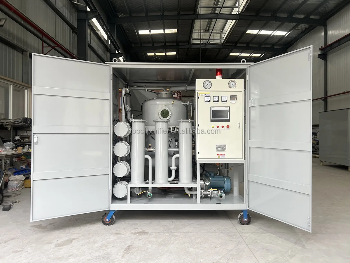Series ZYD-M Portable Double-Stage Vacuum Transformer Oil Purification Plant With a Trailer