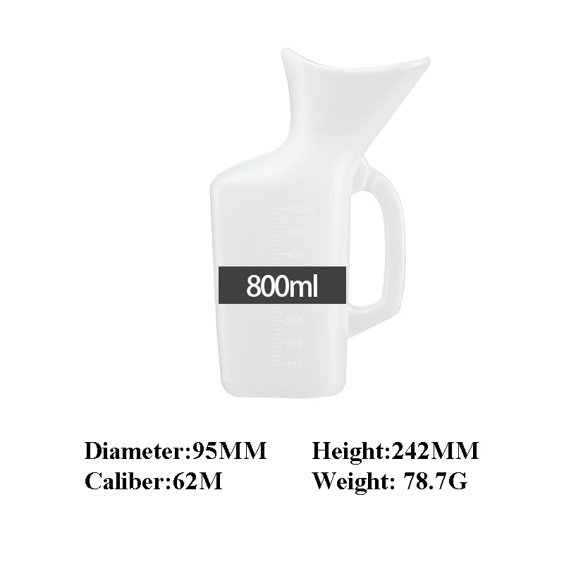 Urinals for Men Spill Proof with Glow in The Dark 1000ml Urine Collector Container   Urinals with handle