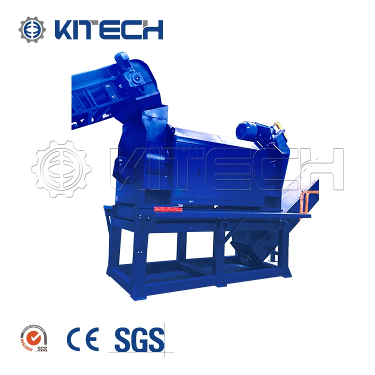 Recycle PET Bottle Hot Washer to PET Flake to Yarn Making Machine