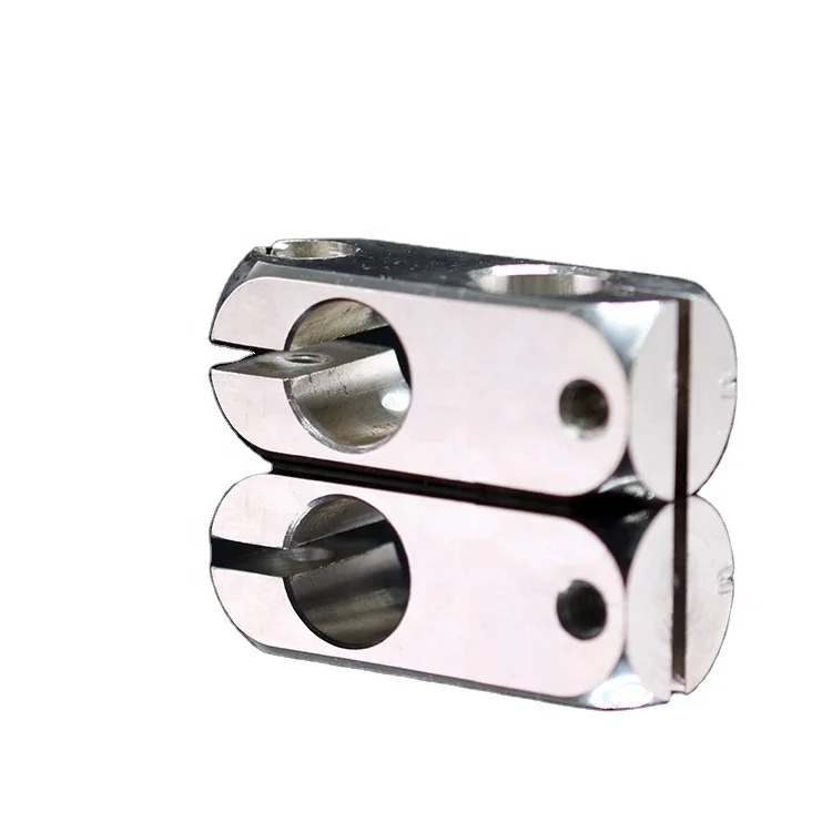 Factory Made Stainless Steel Cross Clamp Wire Rope Clip Round Stainless Steel Pipe Connector