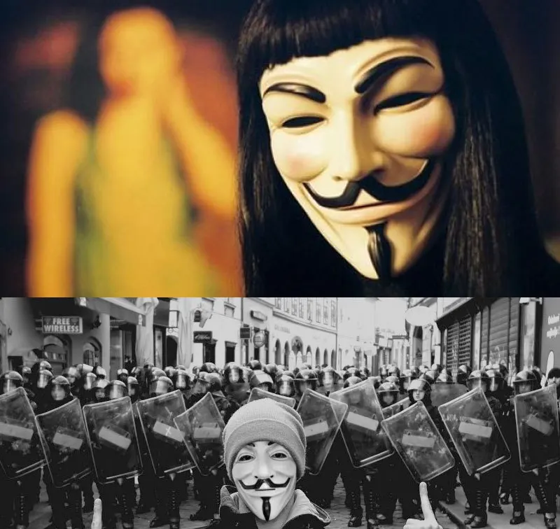 Halloween V Face Cover for Vendetta Mask Anonymous Guy Festival Party Hacker Mask