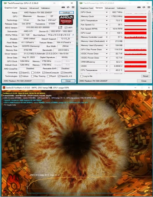 Graphics Card White RX580 8G 2048SP Gaming AMD Radeon Placa De Video Tarjeta Grafica 8GB Placa Grafica RX 580 8 GB