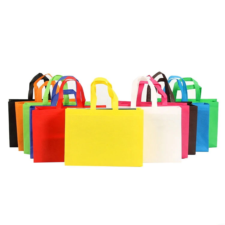 Customized Reusable Tote Shopping promotion Non Woven Bag With Logo