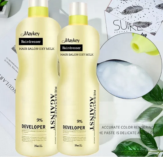 Factory Low Price Wholesale High Quality 3% 6% 9% 12%Oxidizing Hair Color Developer Cream Hair Salon OXY Milk