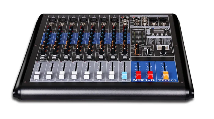 TKG MQ-9 8 channel mixing console passive usb audio analogic dj karaoke profesional sound system china mini small audio mixer