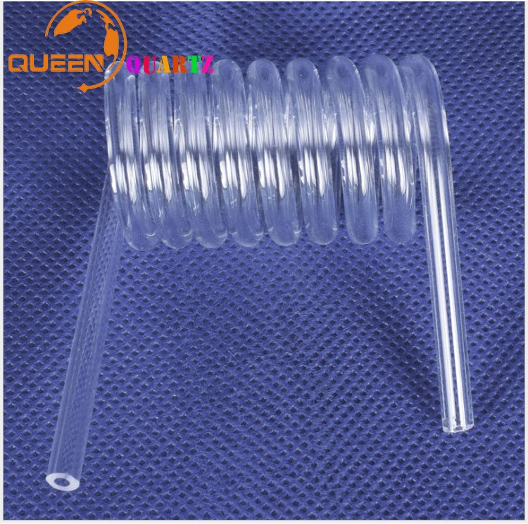 Specializing in the production of curved quartz tube Heat Resistant Quartz Glass Cylinder Fused Silica Transparent Quartz Tubes
