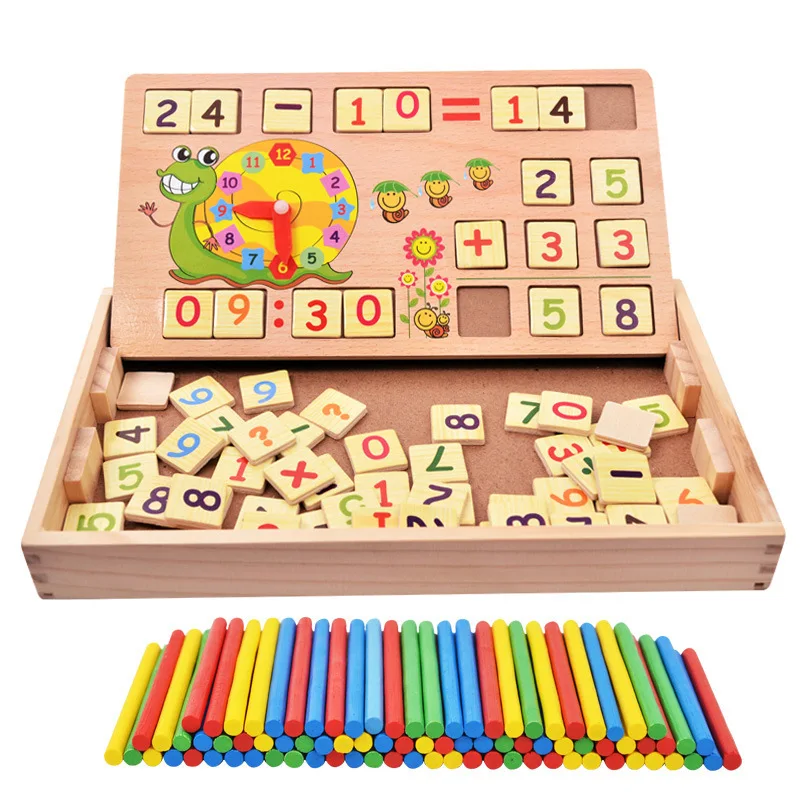 
Mathematics teaching benefit children Pre-school digital stick toys Wooden counting sticks 