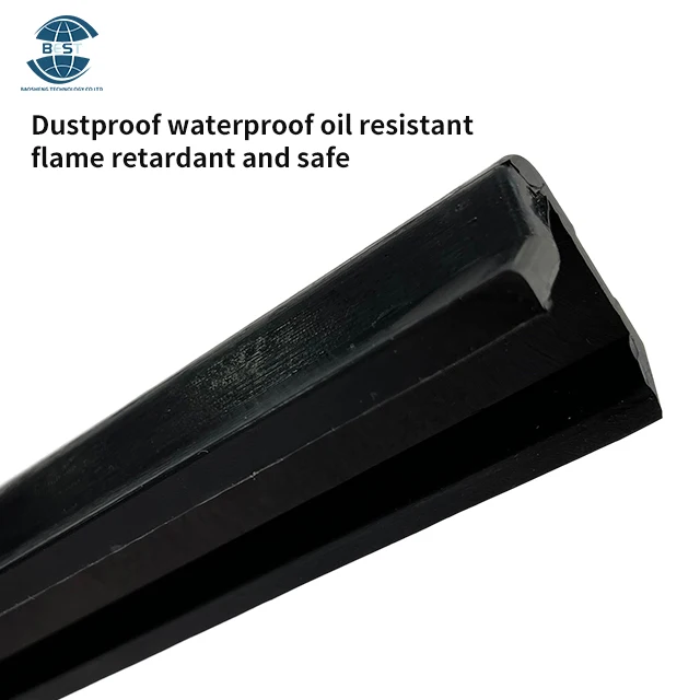 NBR rubber material Customizable bulletproof window seals Easy to clean and waterproof profiled bumper strip