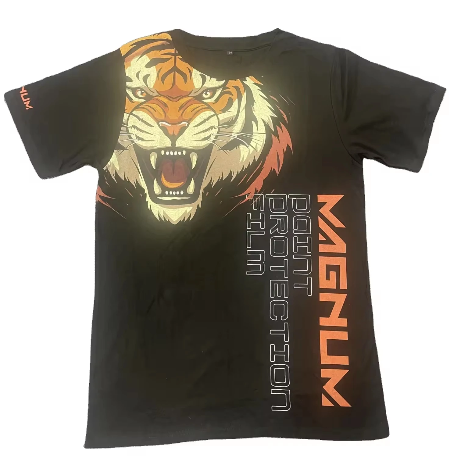 OEM Custom  DTF Printing Embroidery Logo Round Collar O Neck 100% Cotton Heavy Weight Tshirt Unisex DTG Men t Shirts