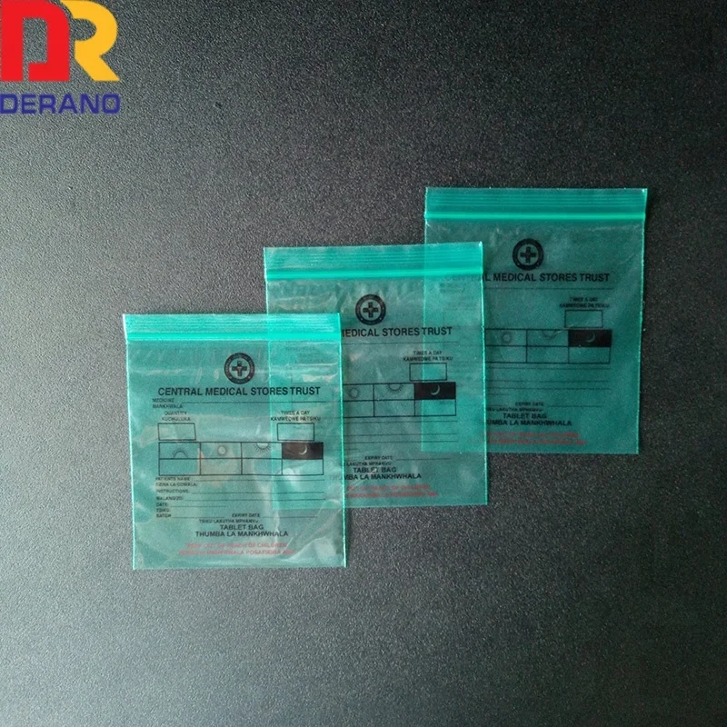 Low price can fill envelope paper prescription bag pharmacy LDPE medicine envelope