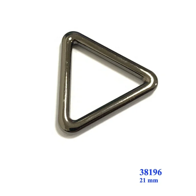 
Nickel color metal D ring buckle for bag accessories 40 mm 