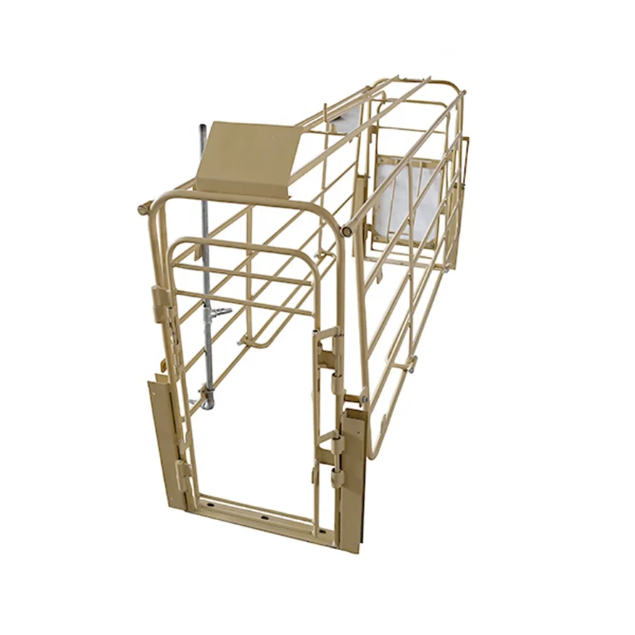 Hot dip galvanized Pig Farming Equipment Pig Gestation Crate/stall/pen Crate Cage For Sow
