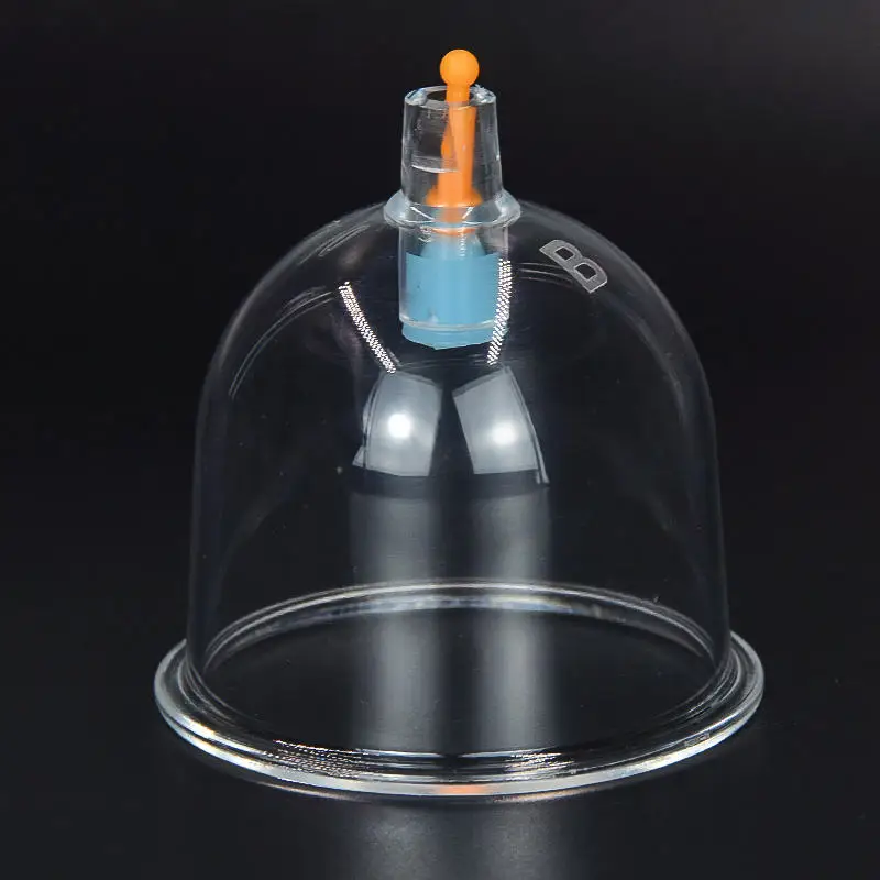 PZ Cupping Cups Vacuum Cupping with Customized Wholesale Single Size Body Ce PS OEM Transparent Lancet and Cupping Pump 2 in 1