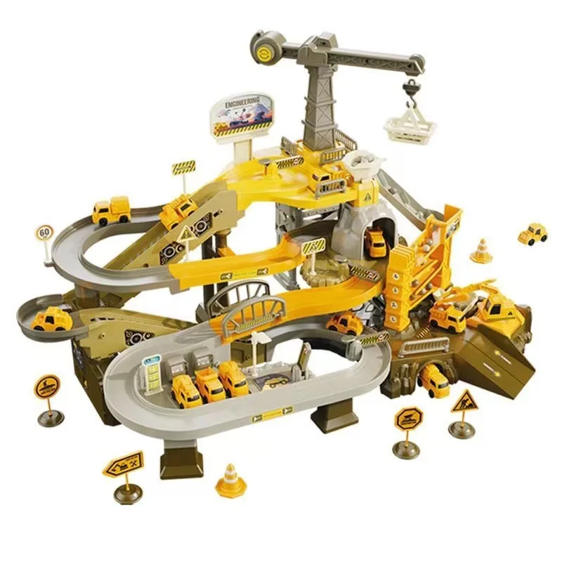 Kids Car Adventure Toys Engineering Vehicle Track