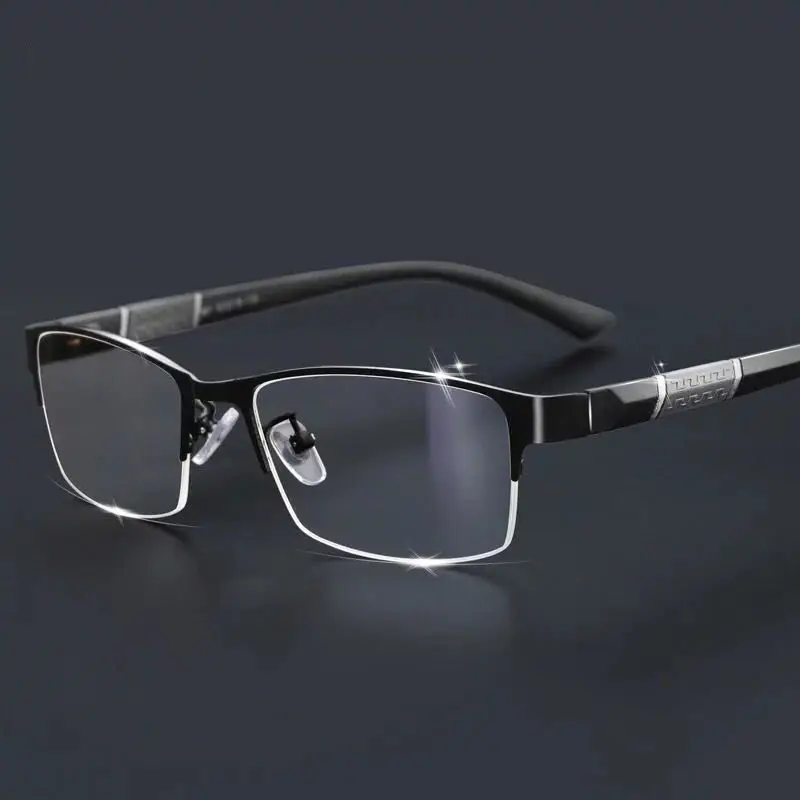 2022 New Metal Frame Optical Glasses Plastic Tr-90 Temple Legs Fashion Eye Wear Eyeglasses For Men