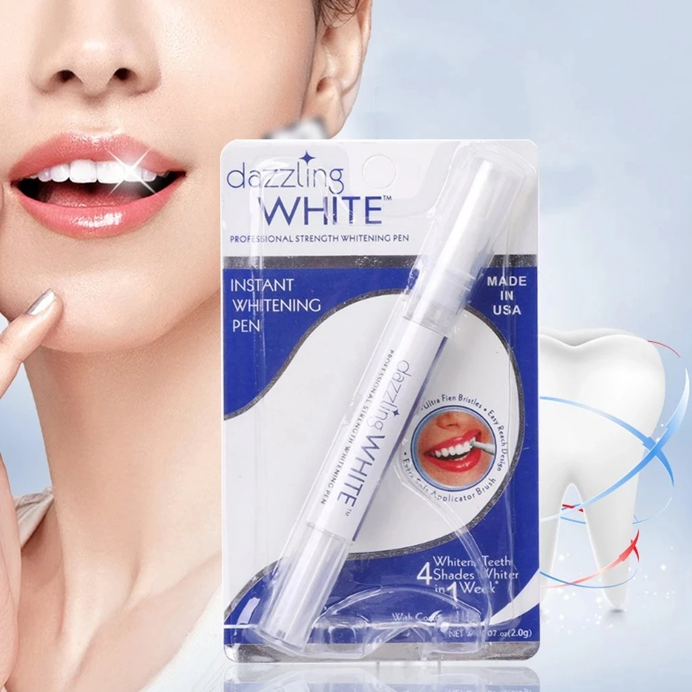 5% Carbamide Peroxide No Sensitivity 2mL pocket-sized whitening solution Dazzling White Teeth Whitening Pen 3
