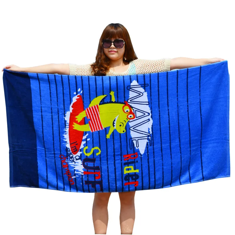 China 100%cotton quick dry fully printing beach towels beach chair towel