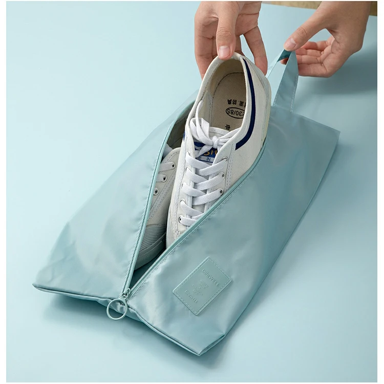 wholesale cheap waterproof nylon shoes bags multi function travel storage bag for shoes cosmetic kits