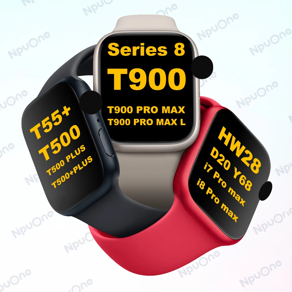 Смарт-часы t500 plus серии 6 t55 7 pro max i7 часы 8