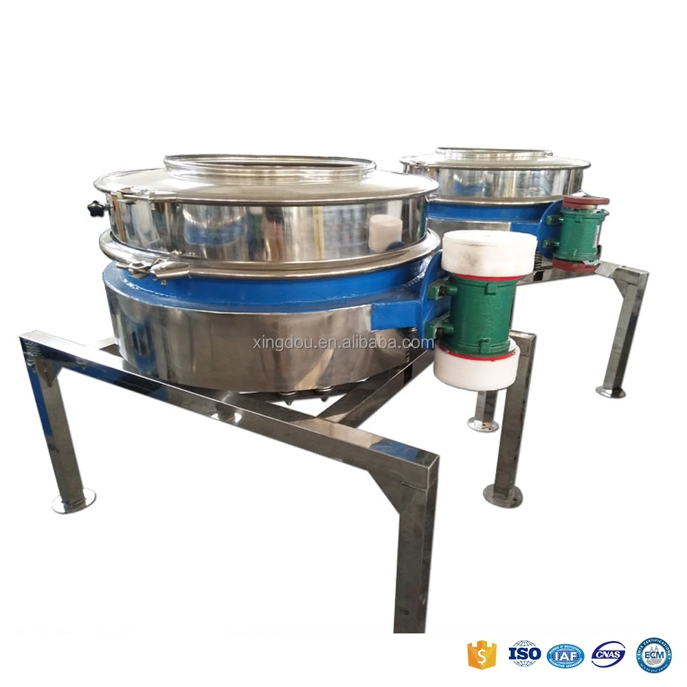 Rotary vibrating sieve machine epoxy powder resin vibrator screen sieve separator shaker talc mica screening machine