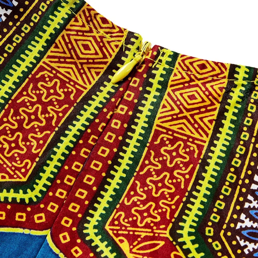 Shenbolen Wax Kid Girls Clothing Manufacturer Summer Dress Sleeveless African Kids Clothing