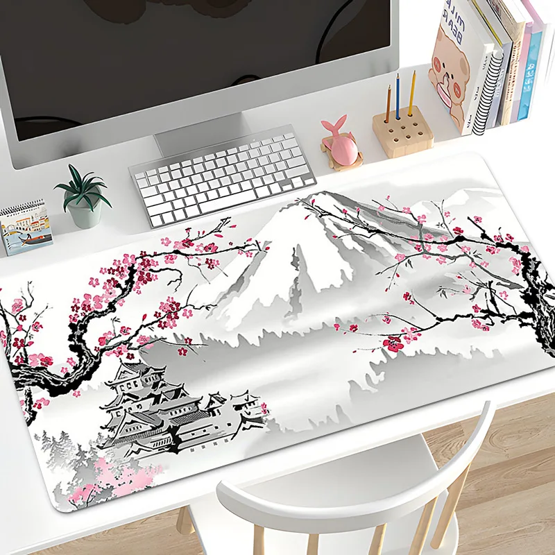 Wholesale 31.5 x 11.8inch/80cm*30cm Gaming Mouse Pad XL Desk Mat with 3mm Non-Slip Base Stitched Edge Mousepad Anime Mouse Pad