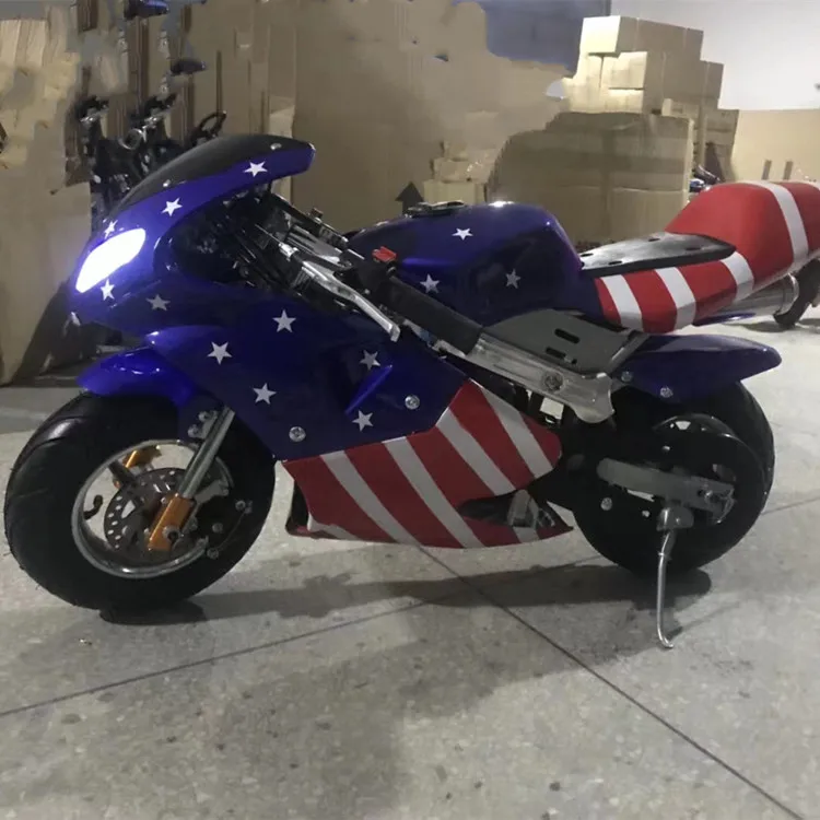 Hot sell electric  pocket bike mini motorcycle  good quality with headlight