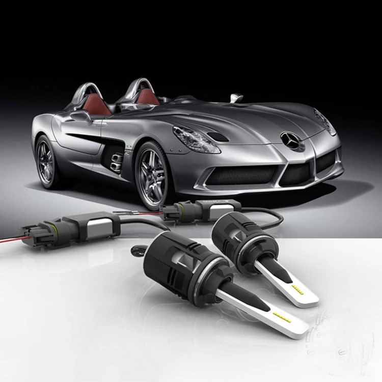 Пуля B6 светодиодные фары Тонкий Conversion Kit CSP Y11 чип все в одном чистый белый 6000 К автомобильные лампы