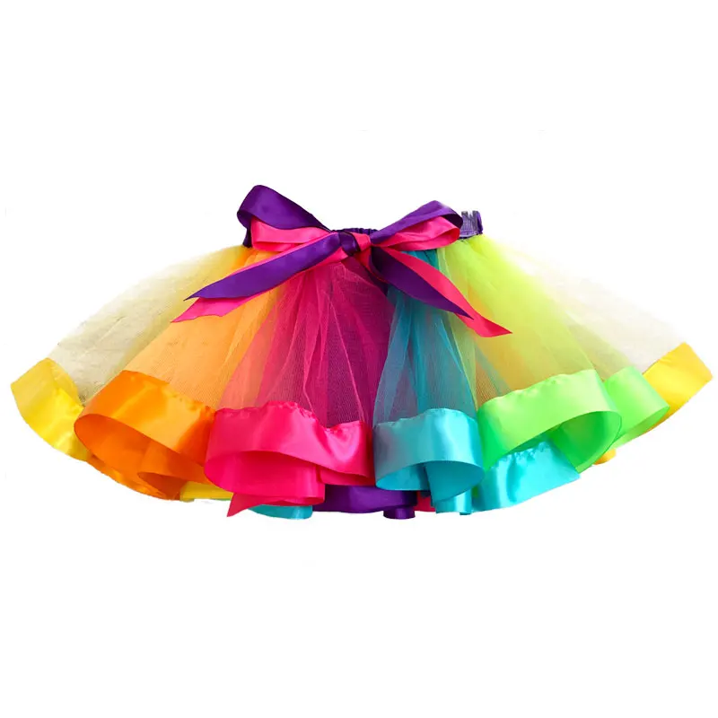 
Summer Baby Rainbow TuTu Skirts For 10 Year Old Little Girl 
