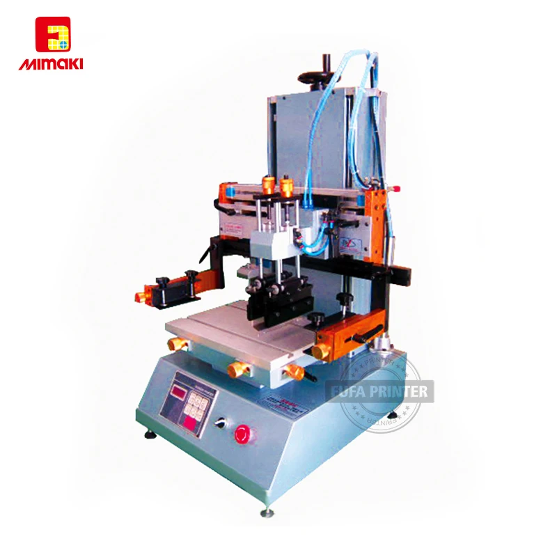 Cheaper mini desktop silk screen printing machine for  logo printing