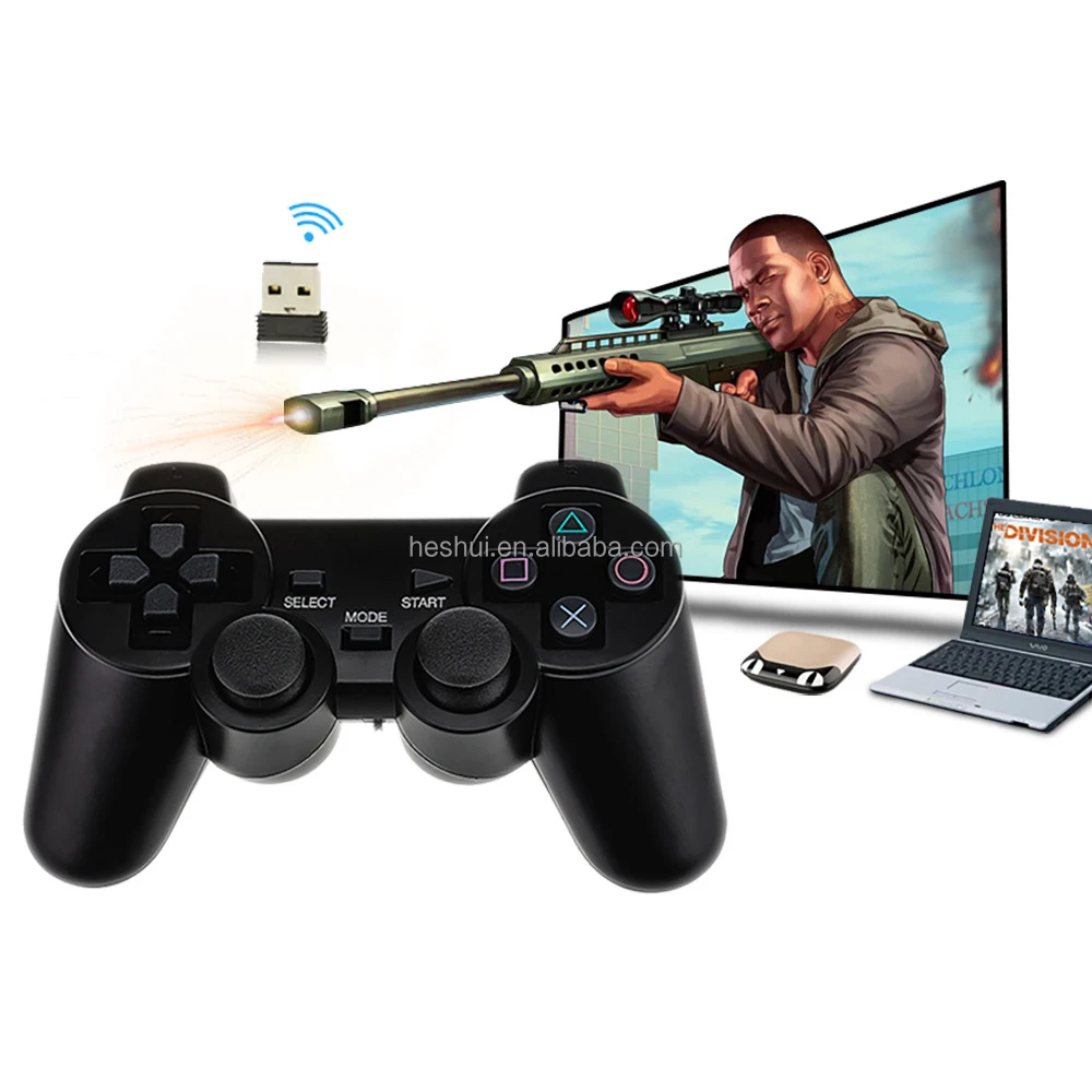 2.4G Wireless Gamepad For PS2/PS3  Video Game Console  Android TV Box Game Controller Joystick For Phone Controller