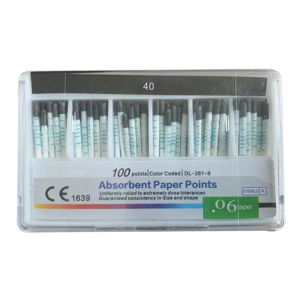 Hot selling factory price Paper Points High Quality Dental Paper Points Disposable Endodontic Gutta Percha Points For Dental