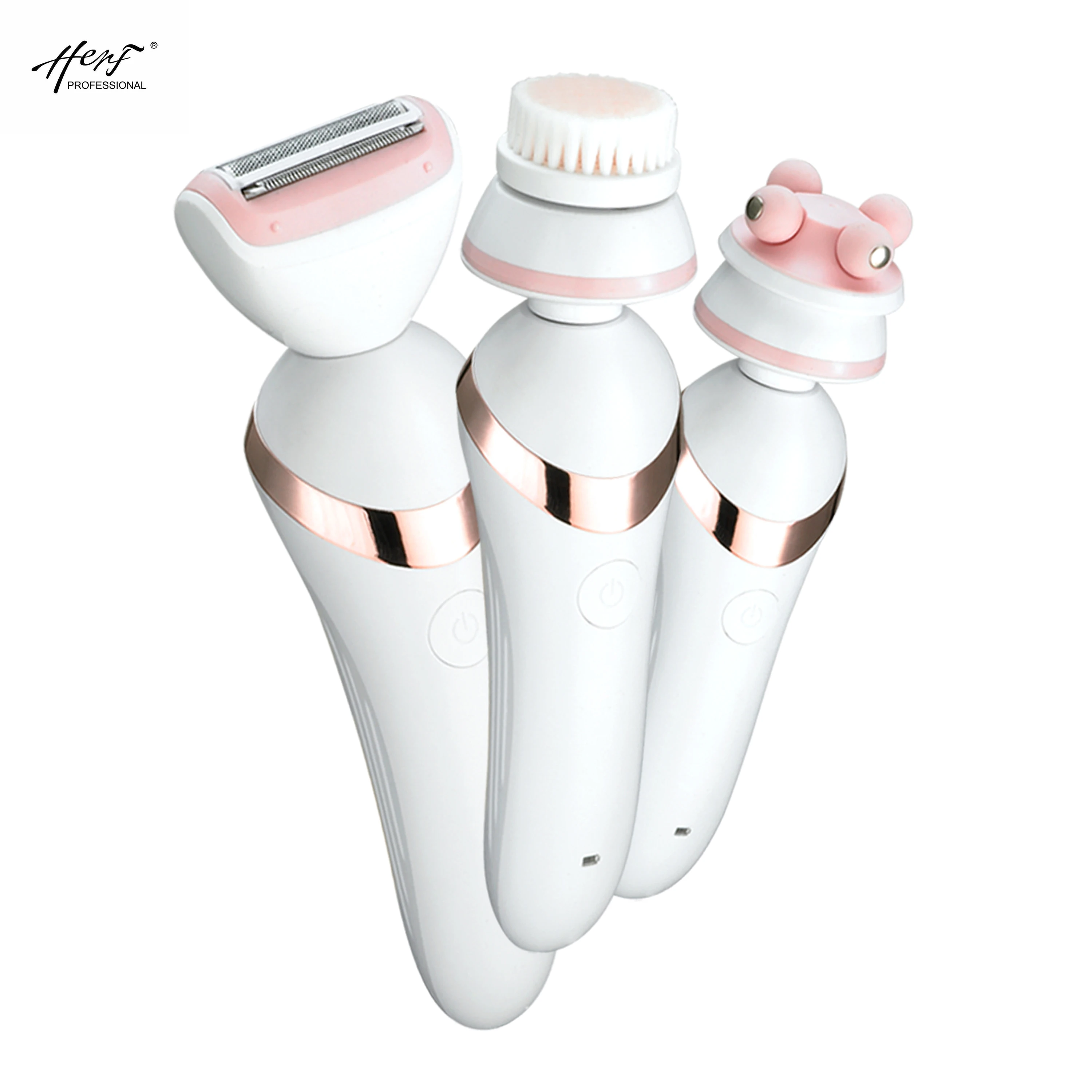 3 in1 Cordless Rechargeable Advanced Electric Hair Removal Women Electric lady shaver