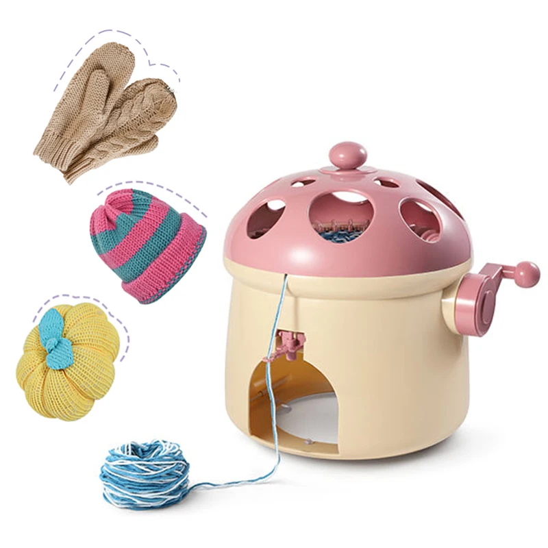 New Hand Circular Knitting Machine 32 Needles Diy Wool Knitting Machine Colorful Rapier Loom Weaving Machine Knitting Toy