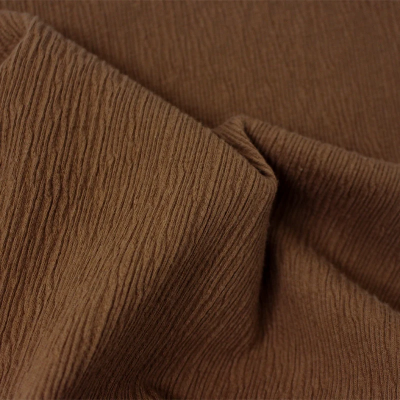 free sample 55% cotton 37% recycled polyester 6% polyester 2% spandex crepe jersey environmentally friendly knitting fabric