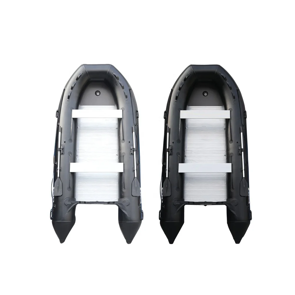 380*175cm 7 person inflatable rubber horus water rescue motor boat with aluminum floor