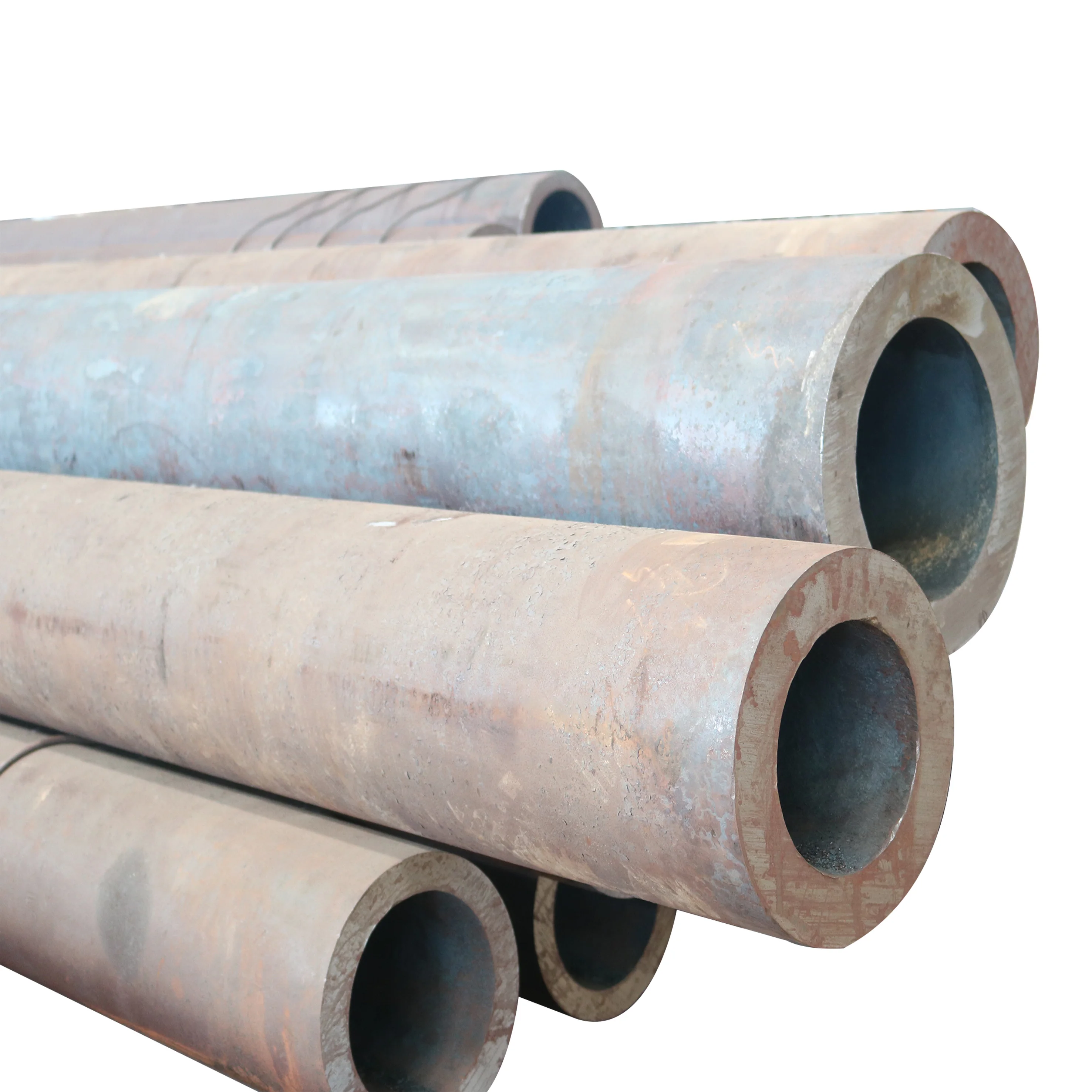 Seamless Carbon Steel Pipe 12m Length Section Shape Plastic Coated Boiler Application ASTM DIN Tisi SABS Certified