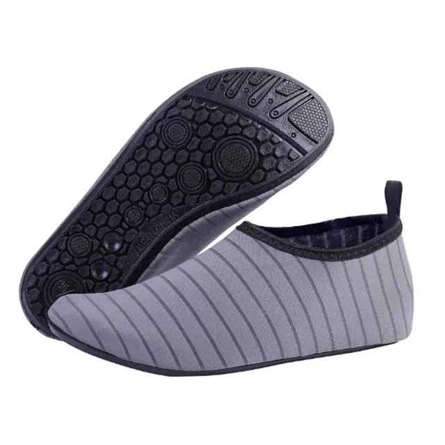 Portable men women kids quick dry barefoot beach aqua water shoes for sport